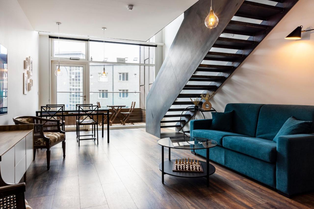 Loft-Style Duplex With Balcony In Downtown Reykjavik公寓 外观 照片