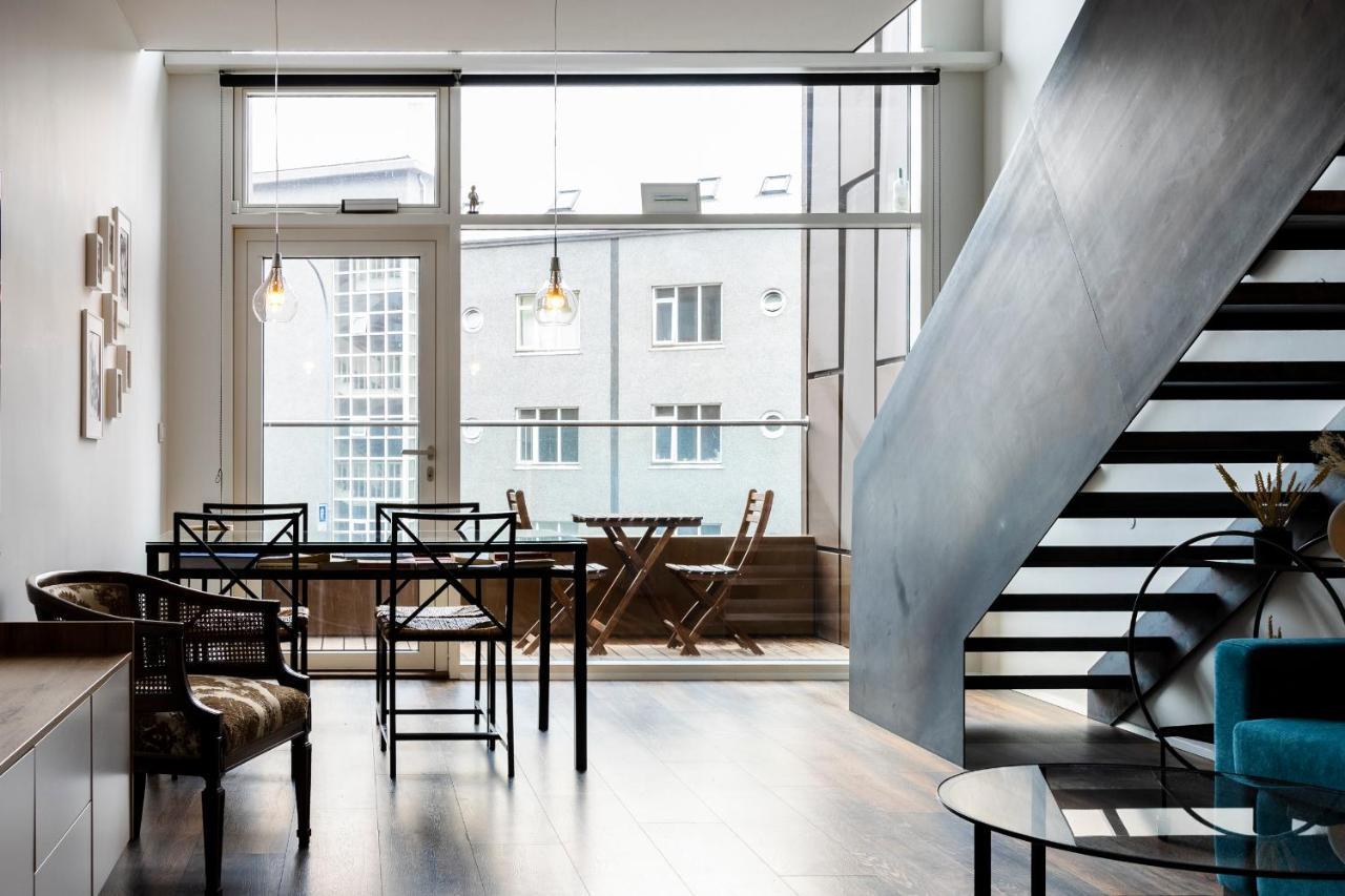 Loft-Style Duplex With Balcony In Downtown Reykjavik公寓 外观 照片
